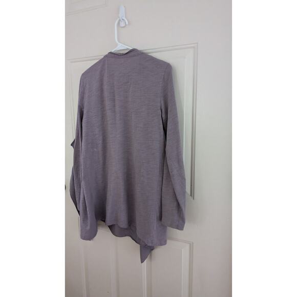 Garnett Hill Lavender Silk/Cotton Cardigan/tank set, size small, boho  lagenlook - Picture 2 of 9